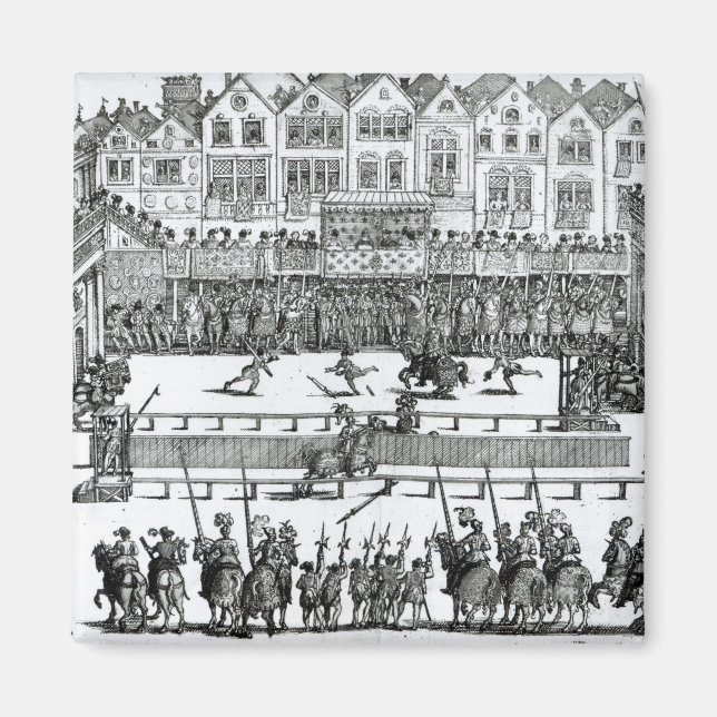Aimant Scène de jousting (Devant)