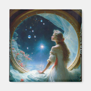 Aimant Scène de nuit magique Imaginaire Art