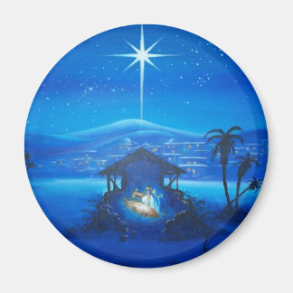 Aimant Scène de nuit vintage Manger