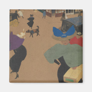 Aimant Scène de rue à Paris