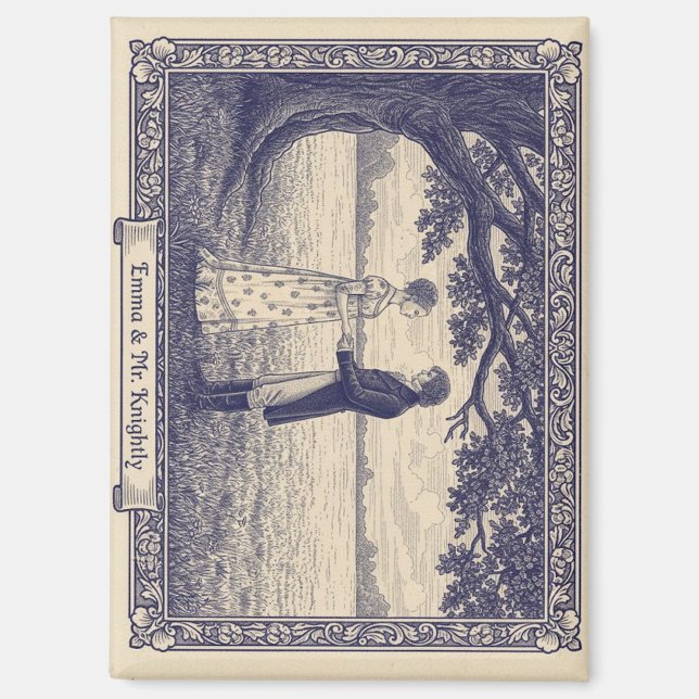 Aimant Scène d'Emma et M. Knightley (Recto)