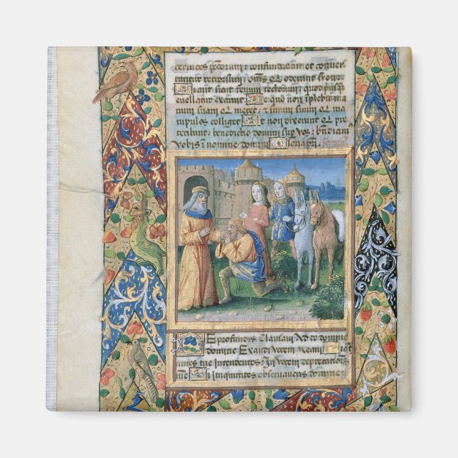 Aimant Scène des Heures de Louis d'Orléans (Devant)