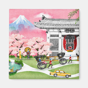 Aimant Scène du Japon