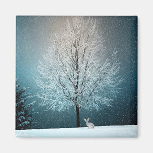 Aimant Scène hivernale