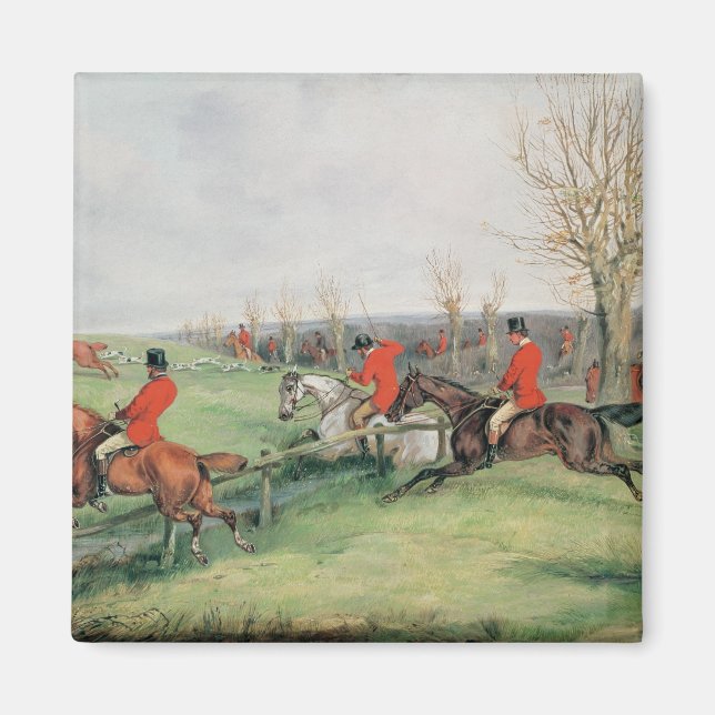 Aimant Scène sportive, 19ème siècle (Devant)