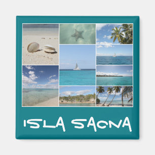 Aimant Scenic Caribbean Isla Saona Photo Collage