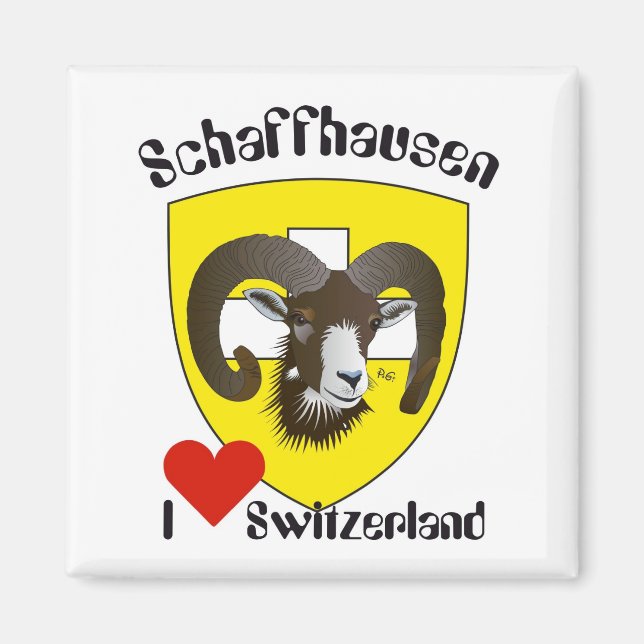 Aimant Schaffhouse Suisse (Devant)