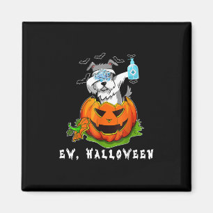 Aimant Schnauzer Miniature Ew Laver Citrouille Halloween