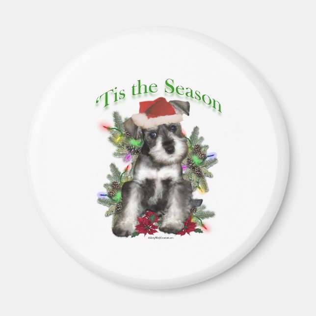 Aimant Schnauzer miniature "Tis (Devant)