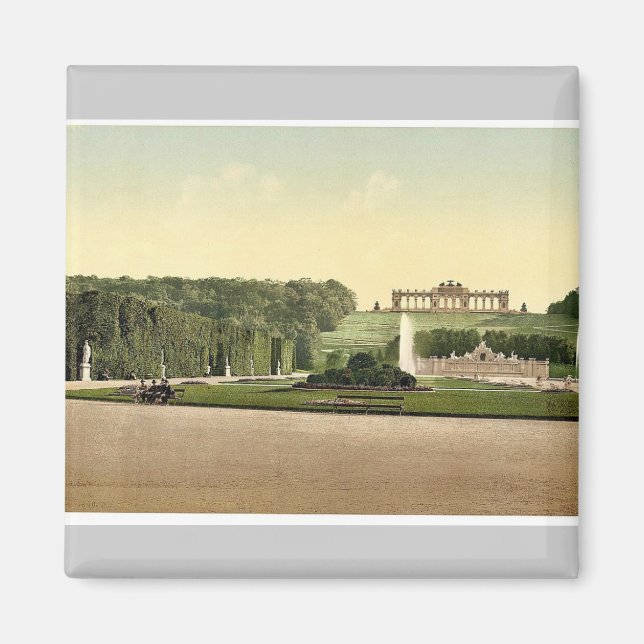 Aimant Schoenbrunn (c.-à-d. Sch&ouml ; nbrunn)Park, Vienn (Devant)