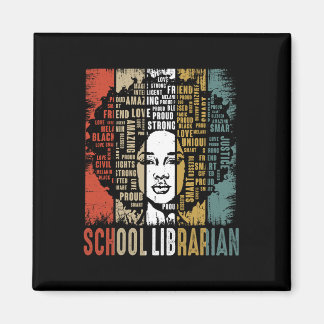 Aimant School Librarian Afro African American Black Histo
