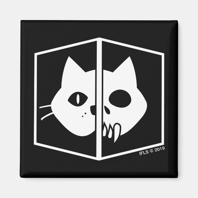 Aimant Schrödinger Cat Graphic (Devant)