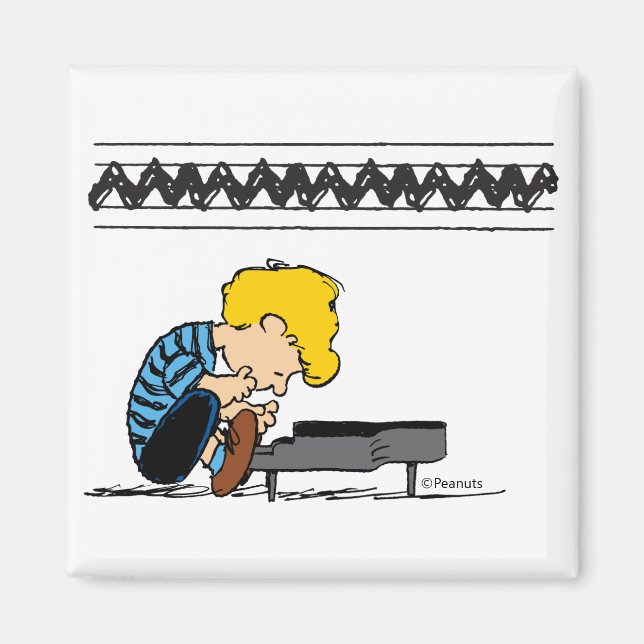 Aimant Schroeder Charlie Musique Brown (Devant)