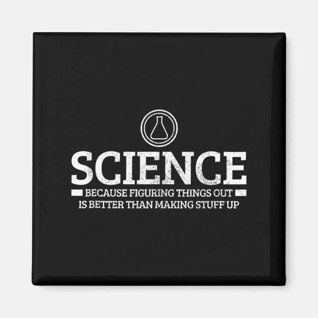 Aimant Science Physique Chimie Nerd Citation Drôle Scient (Devant)