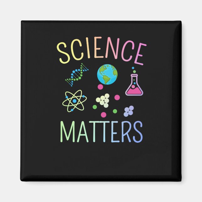 Aimant Science S - Drôle Sticker de jeu de mots (Devant)