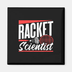 Aimant Scientifique de raquette amant joueur d'équipe de
