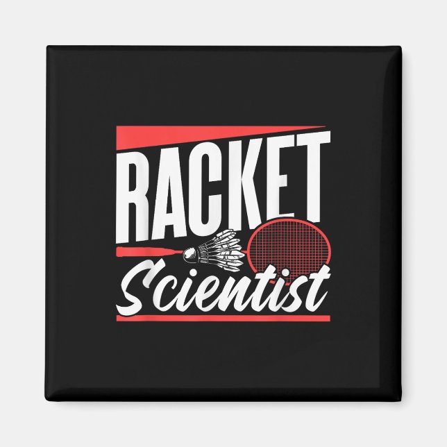 Aimant Scientifique de raquette amant joueur d'équipe de  (Devant)