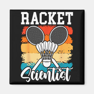 Aimant Scientifique de raquette - Joueur de badminton Ath