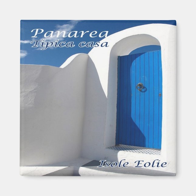 Aimant SCL041 AEOLIAN ISLANDS PANAREA, Sicile, Frigo (Devant)