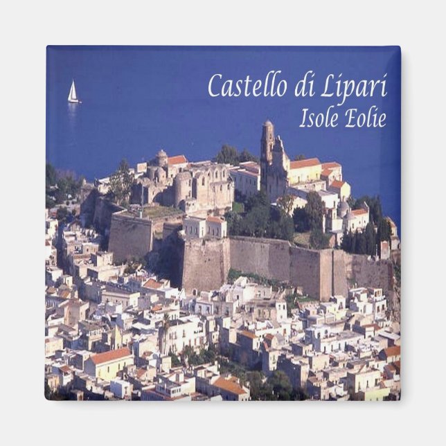 Aimant SCL046 AEOLIAN ISLANDS LIPARI, Sicile, Frigo (Devant)