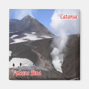 Aimant SCL089 CATANIE, ETNA, Sicile, Italie, Frigo