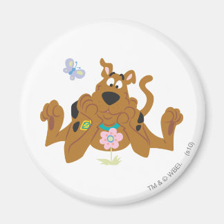 Aimant Scooby-Doo Admirant Fleur