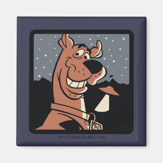 Aimant Scooby Doo avec OVNI
