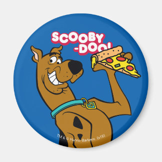 Aimant Scooby Doo Avec Pizza Slice