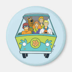 Aimant Scooby-Doo & Gang Mystery Machine
