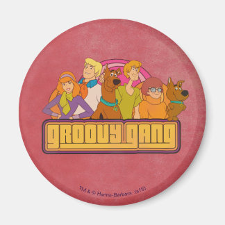 Aimant Scooby-Doo | Graphique de dessin rétro "Gang Super