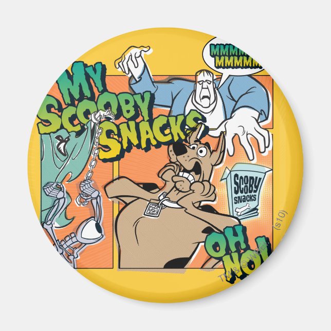 Aimant Scooby-Doo "My Scooby Snacks" (Devant)
