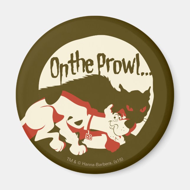 Aimant Scooby-Doo "On The Prowl" (Devant)