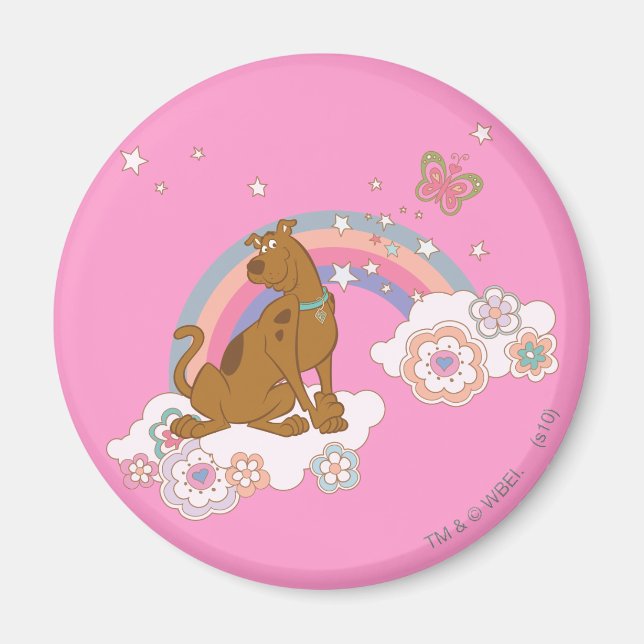 Aimant Scooby-Doo Rainbow Butterfly (Devant)