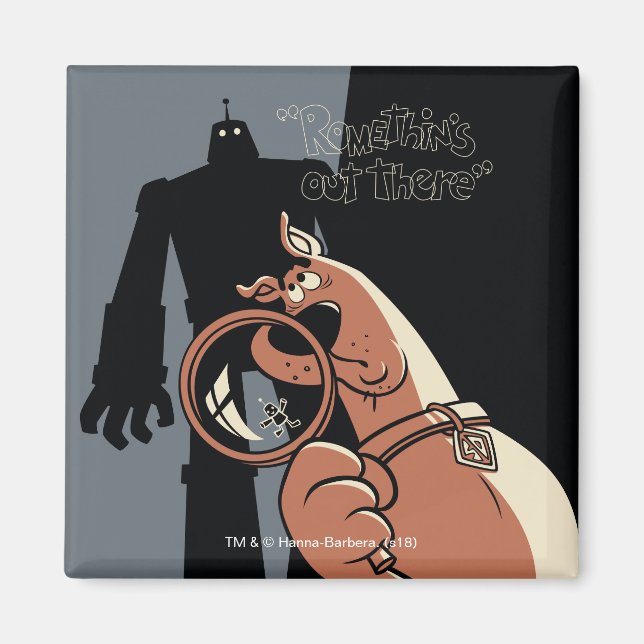 Aimant Scooby-Doo "Romethin est là" (Devant)