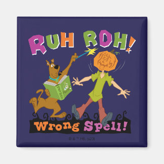 Aimant Scooby-Doo | Ruh Roh ! Mauvais sort !