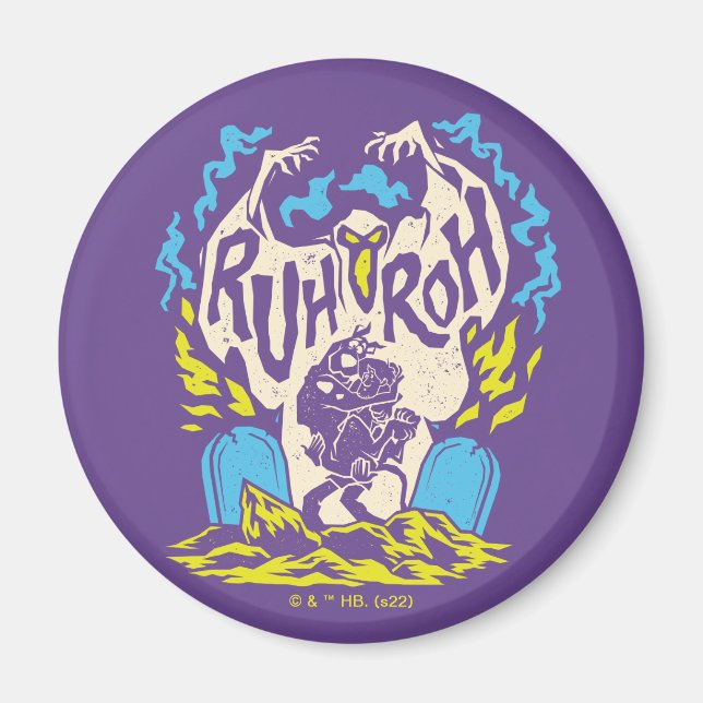 Aimant Scooby-Doo | Ruh Roh Scooby & Shaggy (Devant)