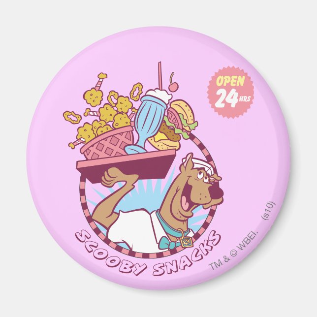 Aimant Scooby-Doo "Snacks Scooby" (Devant)