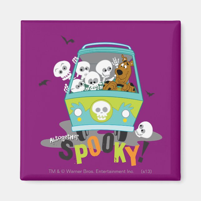 Aimant Scooby-Doo Spooky Mystery Machine (Devant)