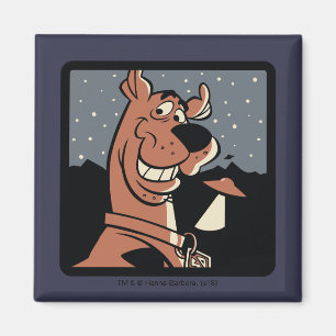 Aimant Scooby-Doo With UFO