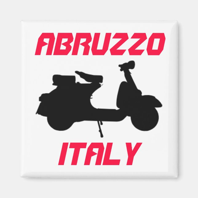 Aimant Scooter, Abruzzes, Italie (Devant)