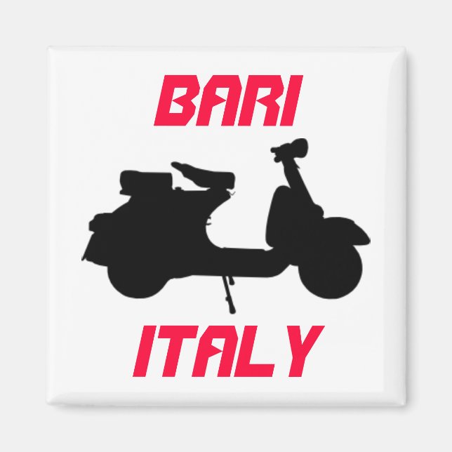 Aimant Scooter, Bari, Italie (Devant)