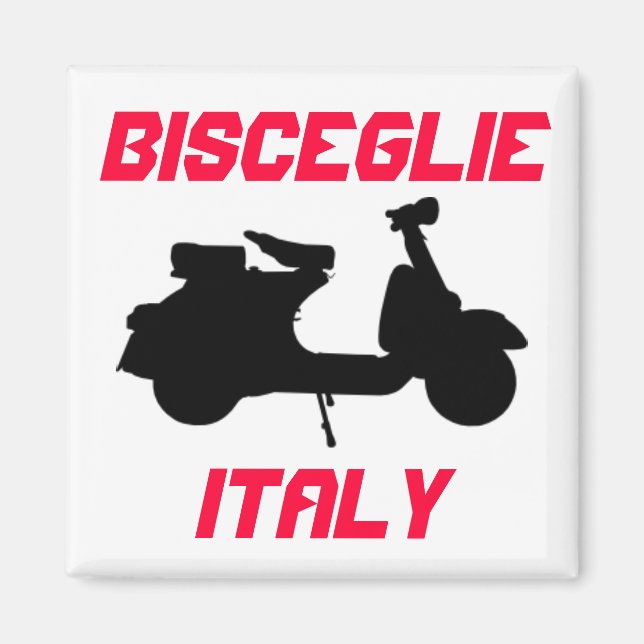 Aimant Scooter, Bisceglie, Italie (Devant)