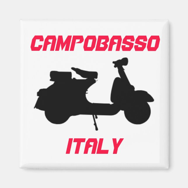 Aimant Scooter, Campobasso, Italie (Devant)
