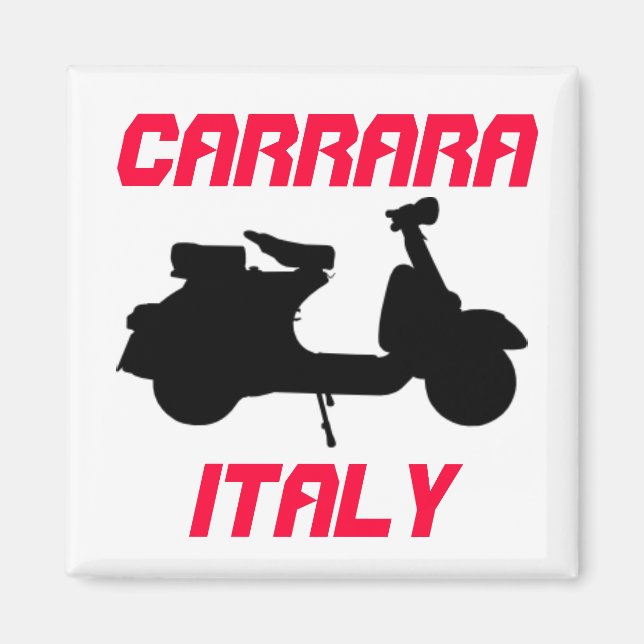 Aimant Scooter, Carrara, Italie (Devant)