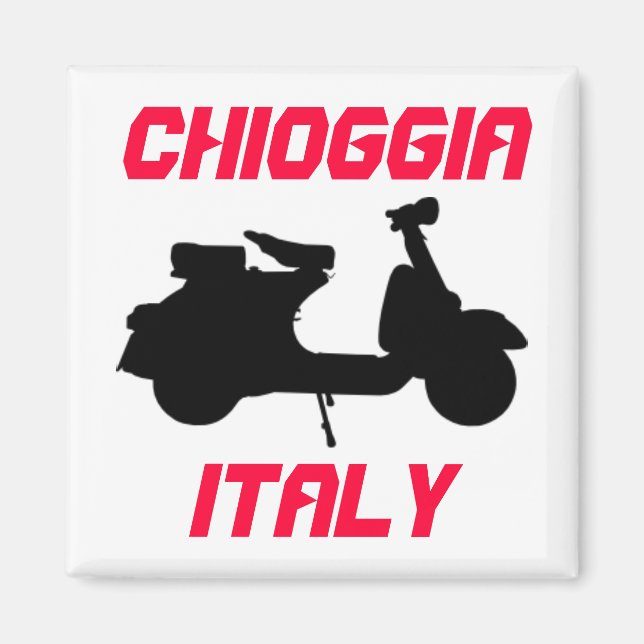 Aimant Scooter, Chioggia, Italie (Devant)