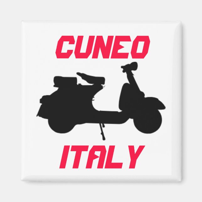 Aimant Scooter, Coni, Italie (Devant)