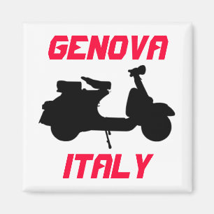 Aimant Scooter, Gênes, Italie
