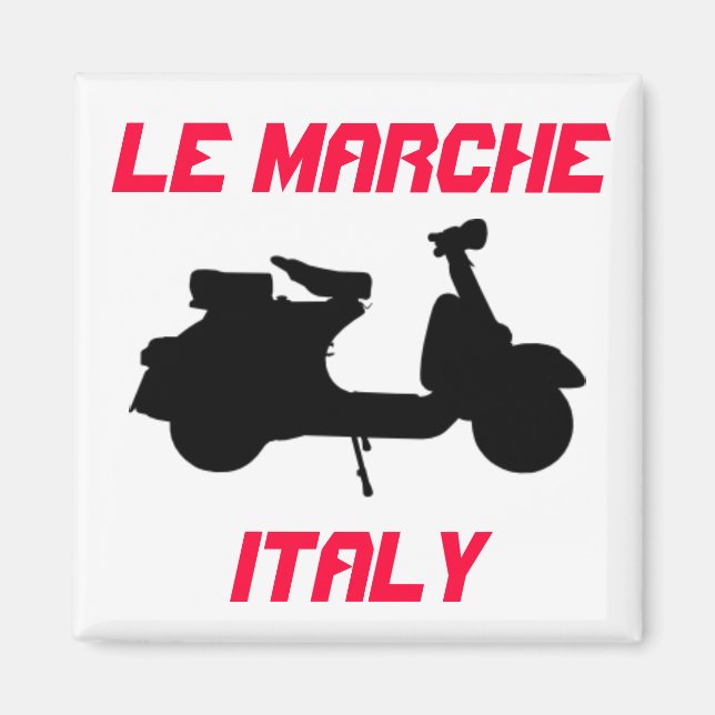 Aimant Scooter, Le Marche, Italie (Devant)