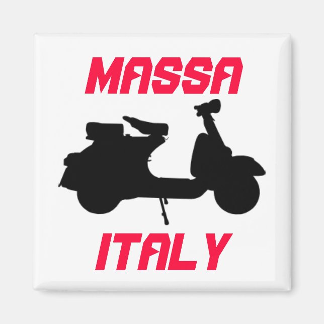 Aimant Scooter, Massa, Italie (Devant)
