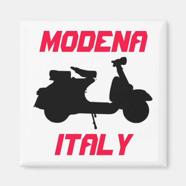 Aimant Scooter, Modène, Italie (Devant)